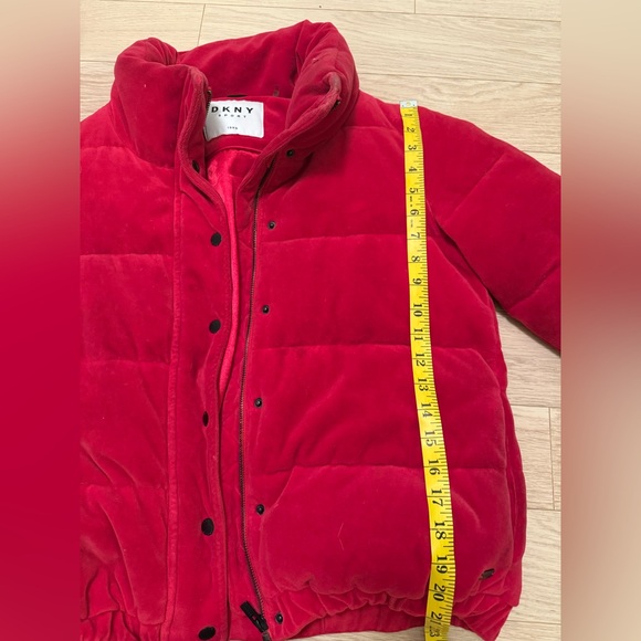 DKNY Red Puffer Jacket - Picture 8 of 12
